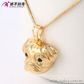 32523 Xuping trendy animal dog head brass pendant fashionable gold imitation jewelry wholesale